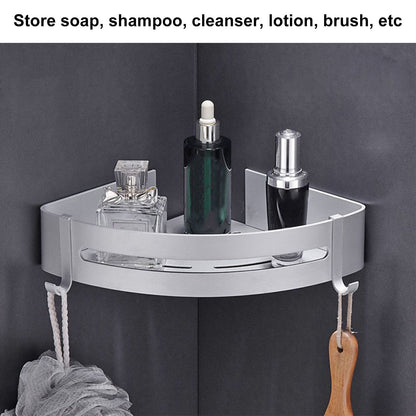 Shower Corner Organizer Aluminium Alloy Durable Rustproof Widely Used Easy Installation Corner Shower Caddy V1294-YM0523-3112220034711