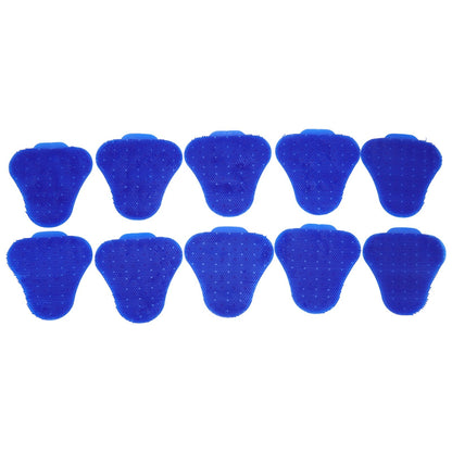 10pcs Urinal Screen Deodorizers Triangle Anti Splash Deodorizer Scented Urinal Screen Mat for Restroom Blue V1294-YM0523-3112220036012