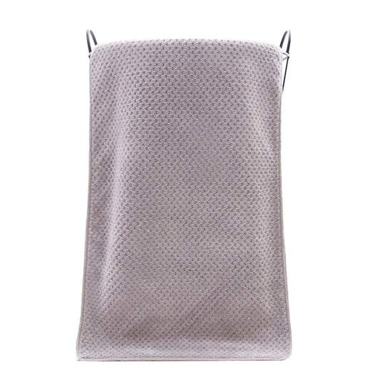 Coral Velvet Bath Towel Water Absorption Bathing Body Towel Pure Color for Bathroom Hotel Gray V1294-YM0523-3112220036614