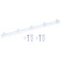 Wall Mounted Coat Rack Modern Stylish Coat Hanger Rack with 5 Hooks for Bathroom Living Room White V1294-YM0523-3112220037311
