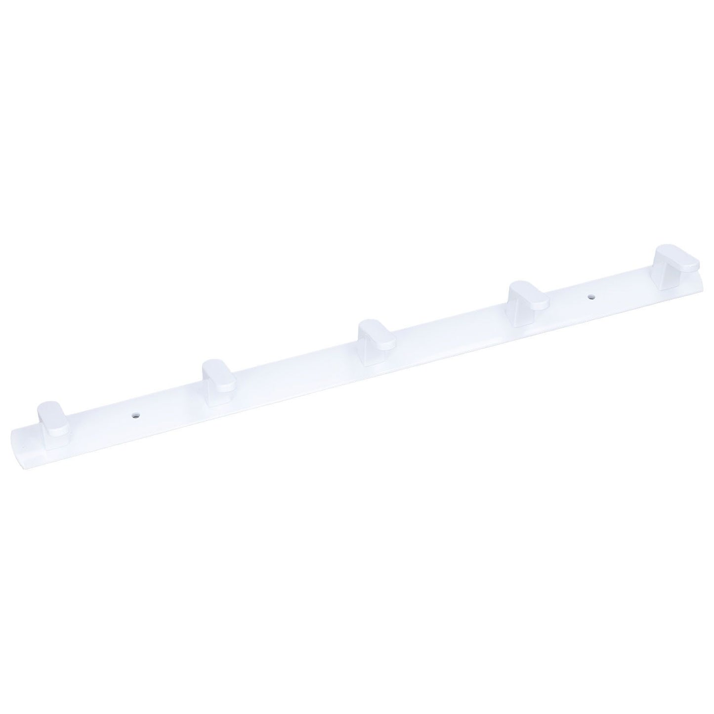 Wall Mounted Coat Rack Modern Stylish Coat Hanger Rack with 5 Hooks for Bathroom Living Room White V1294-YM0523-3112220037311