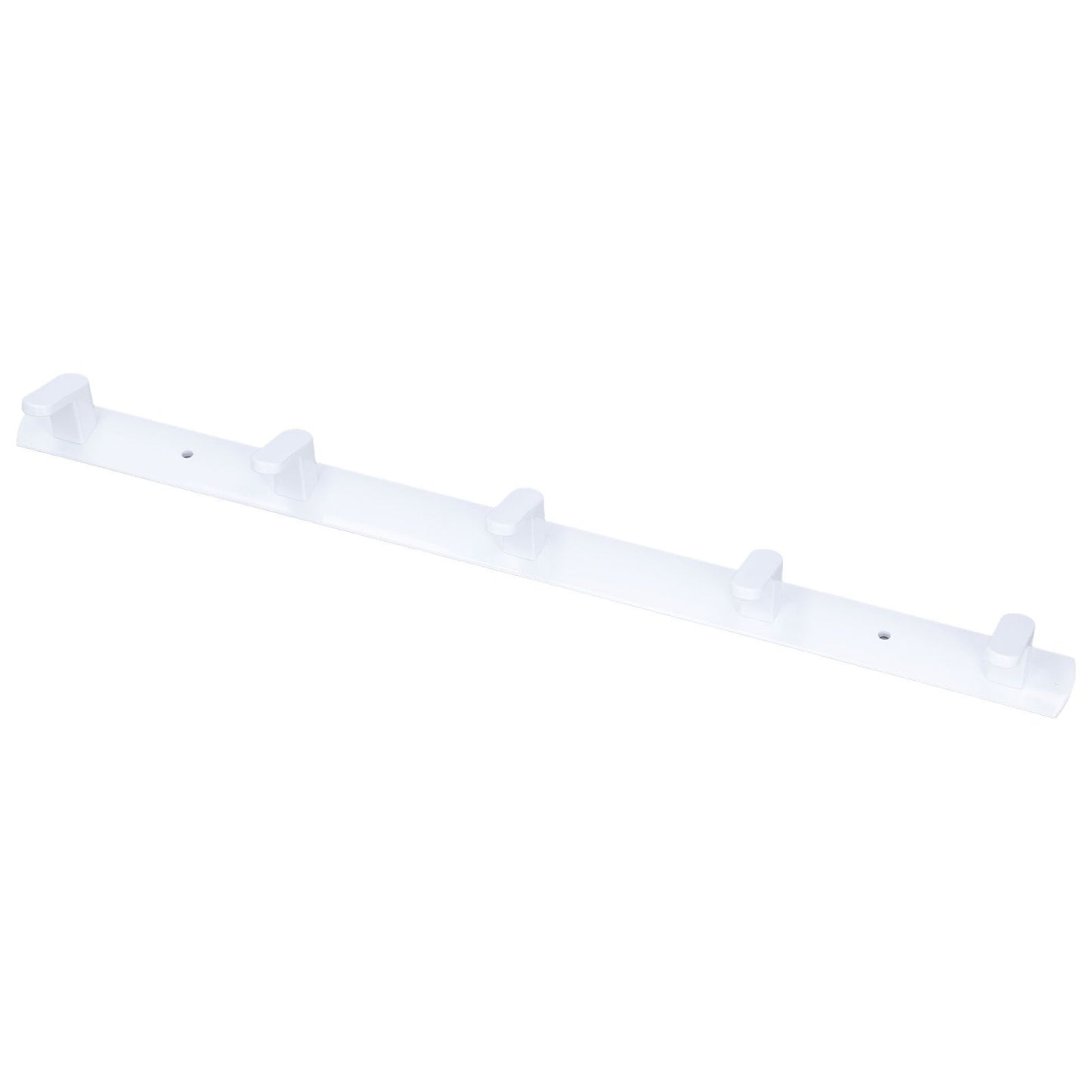 Wall Mounted Coat Rack Modern Stylish Coat Hanger Rack with 5 Hooks for Bathroom Living Room White V1294-YM0523-3112220037311