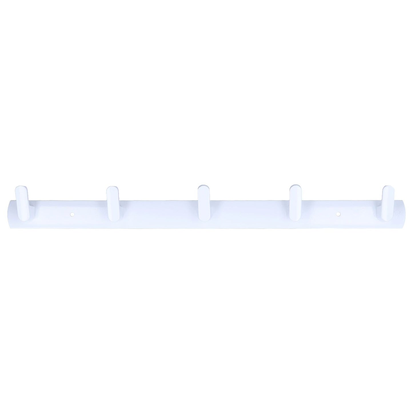 Wall Mounted Coat Rack Modern Stylish Coat Hanger Rack with 5 Hooks for Bathroom Living Room White V1294-YM0523-3112220037311