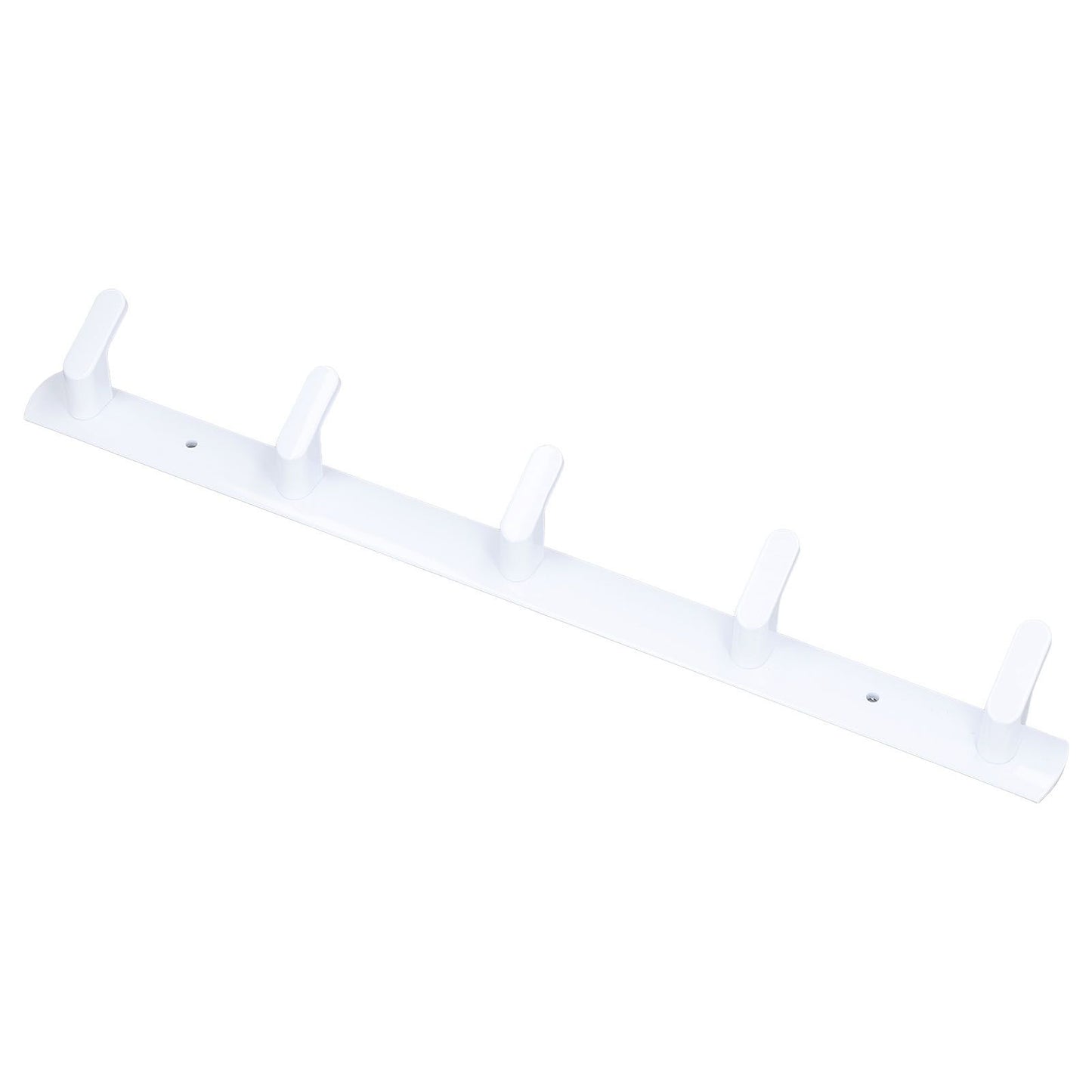 Wall Mounted Coat Rack Modern Stylish Coat Hanger Rack with 5 Hooks for Bathroom Living Room White V1294-YM0523-3112220037311