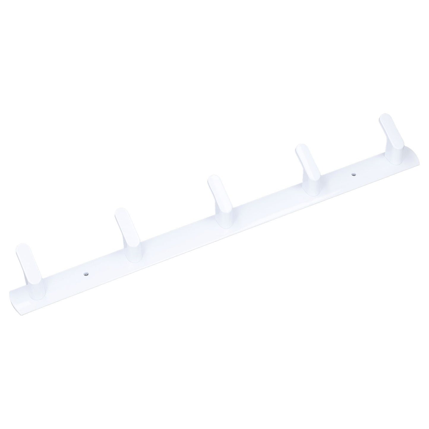 Wall Mounted Coat Rack Modern Stylish Coat Hanger Rack with 5 Hooks for Bathroom Living Room White V1294-YM0523-3112220037311