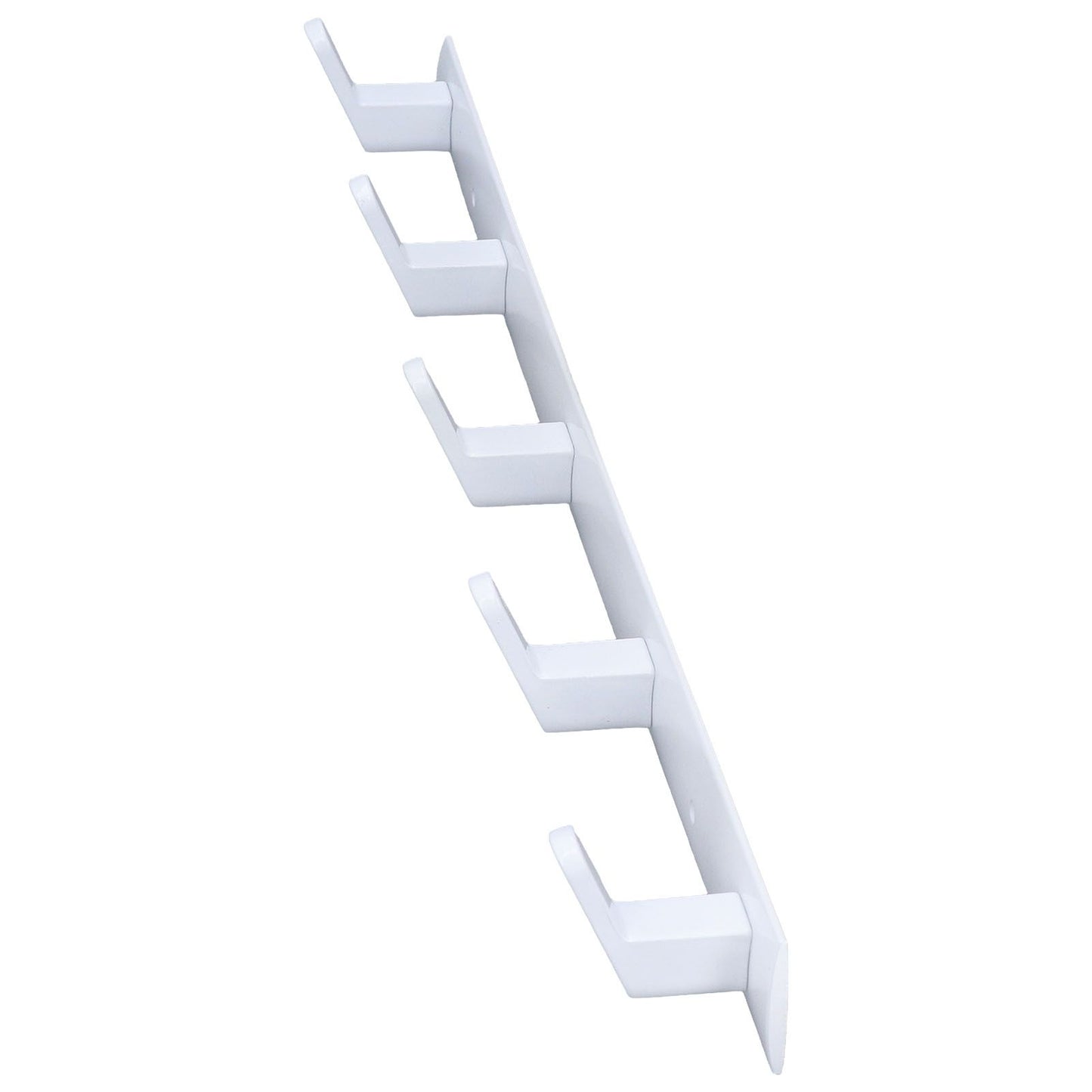 Wall Mounted Coat Rack Modern Stylish Coat Hanger Rack with 5 Hooks for Bathroom Living Room White V1294-YM0523-3112220037311