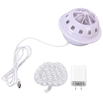 Mini Ultrasonic Dishwasher Portable USB Household Fruit Dishwasher for Home KitchenWhite V1294-YM0523-3113210186111