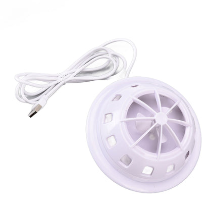 Mini Ultrasonic Dishwasher Portable USB Household Fruit Dishwasher for Home KitchenWhite V1294-YM0523-3113210186111
