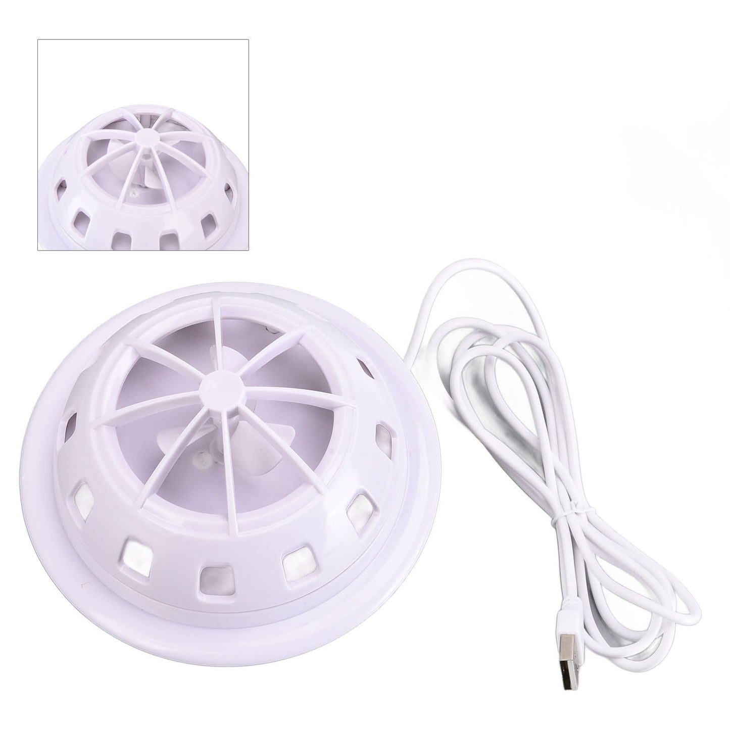 Mini Ultrasonic Dishwasher Portable USB Household Fruit Dishwasher for Home KitchenWhite V1294-YM0523-3113210186111