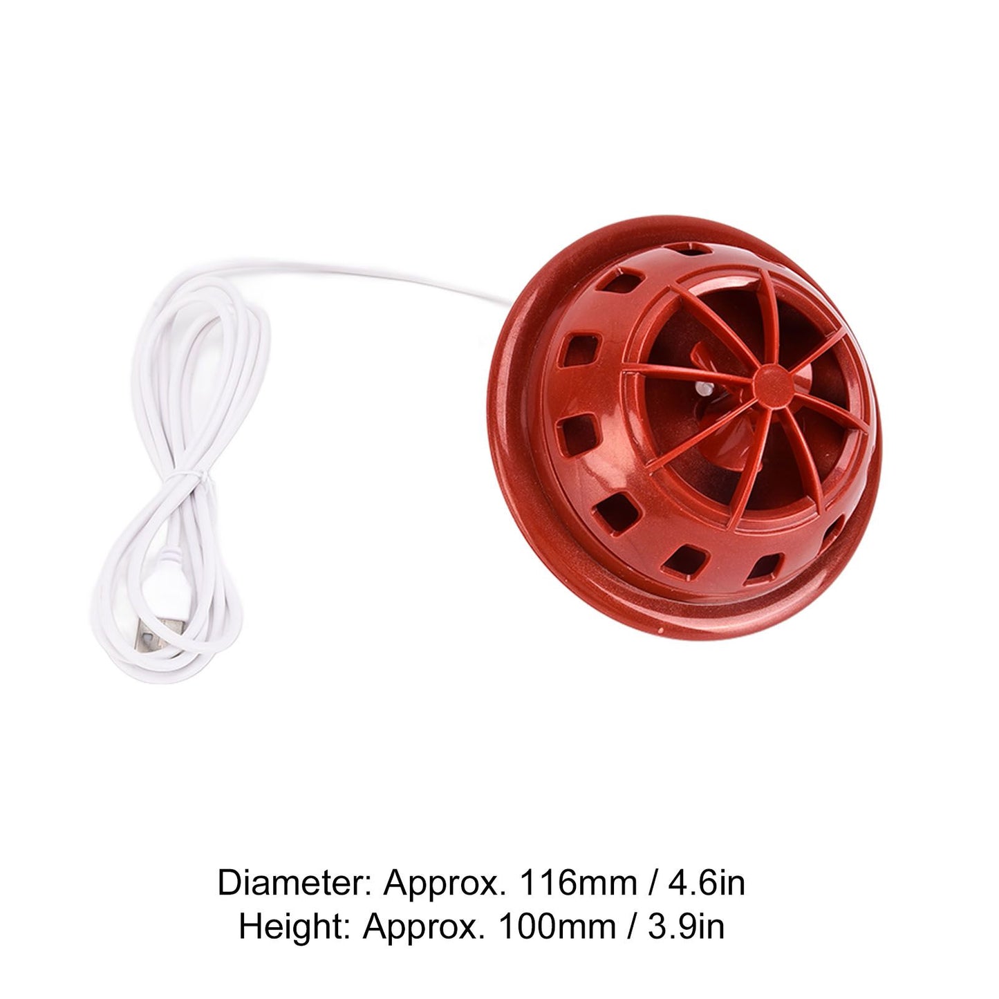 Mini Ultrasonic Dishwasher Portable USB Household Fruit Dishwasher for Home KitchenRed V1294-YM0523-3113210186113