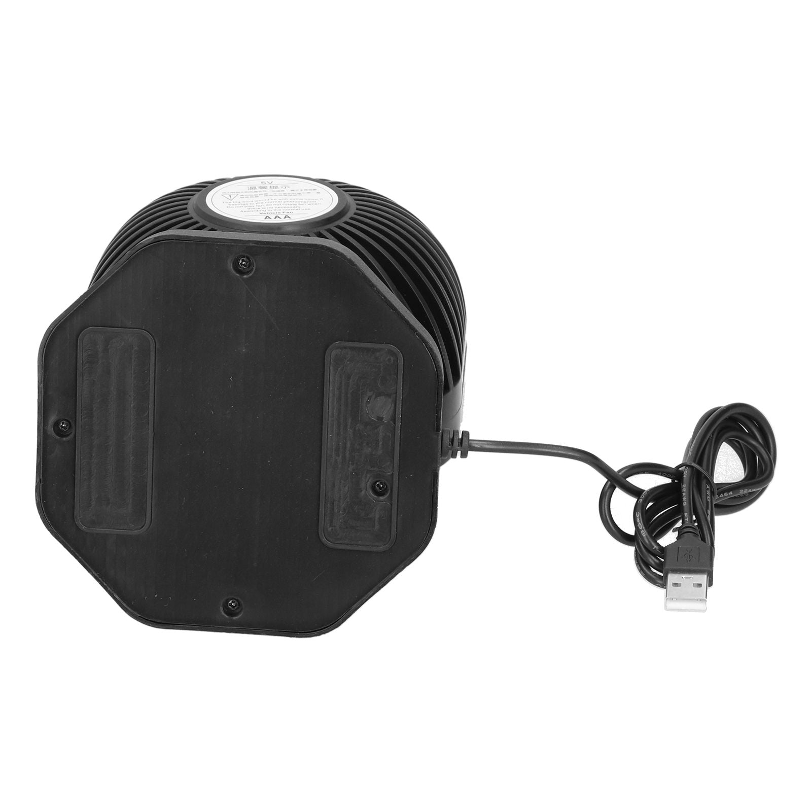 USB Car Fan ABS 360 degrees Rotatable Single Headed USB Charging Mini Car Cooling Fan 5V 2A V1294-YM0523-3113210202811