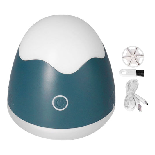 Mini Fabric Shaver Rechargeable Portable Sweater Defuzzer with Six Stainless Steel Leaf Blade and BrushGreen V1294-YM0523-3113210207012