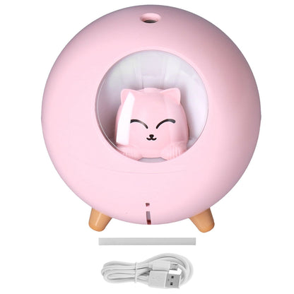 Mini Car Air Humidifier Lovely USB Cool Mist Humidifiers for Offices Bedrooms 220 MLPink V1294-YM0523-3113210208213