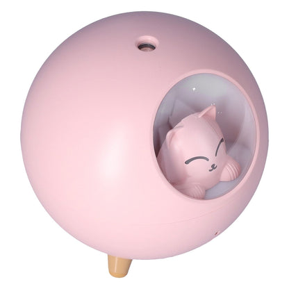 Mini Car Air Humidifier Lovely USB Cool Mist Humidifiers for Offices Bedrooms 220 MLPink V1294-YM0523-3113210208213