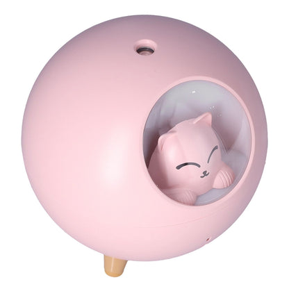 Mini Car Air Humidifier Lovely USB Cool Mist Humidifiers for Offices Bedrooms 220 MLPink V1294-YM0523-3113210208213