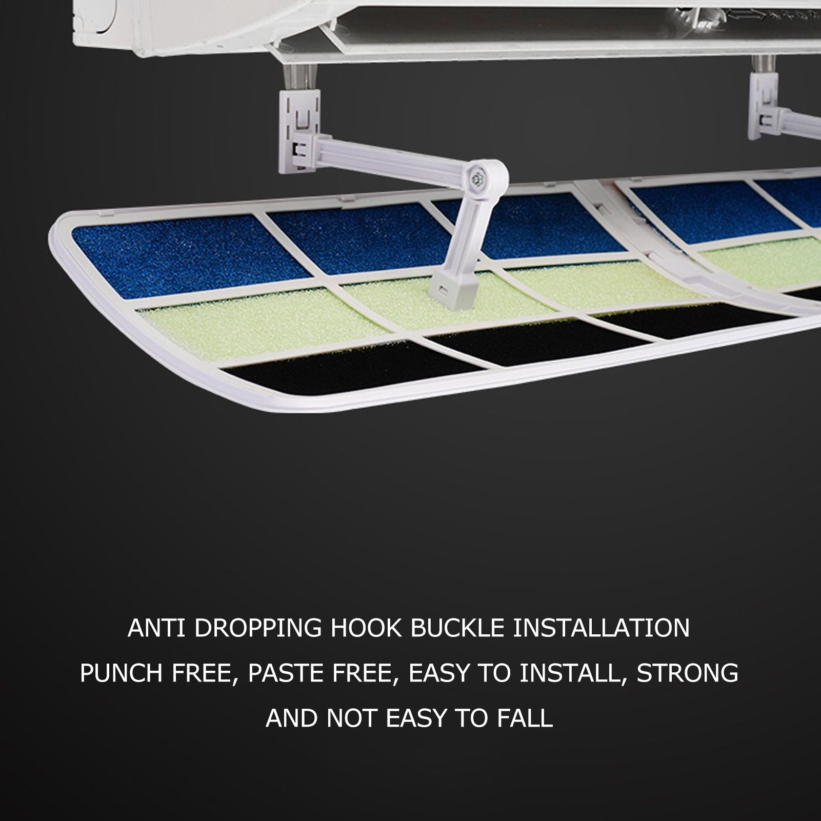 1200mm Air Conditioning Windshield 300 degrees Adjustable Anti Direct Blowing Air Outlet Deflector Baffle V1294-YM0523-3113210215811