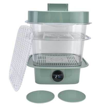 4Pcs/Set Multilayer Food Insulation Cover Transparent Leftovers Dust Cover with Temperature Panel V1294-YM0523-3113210216611