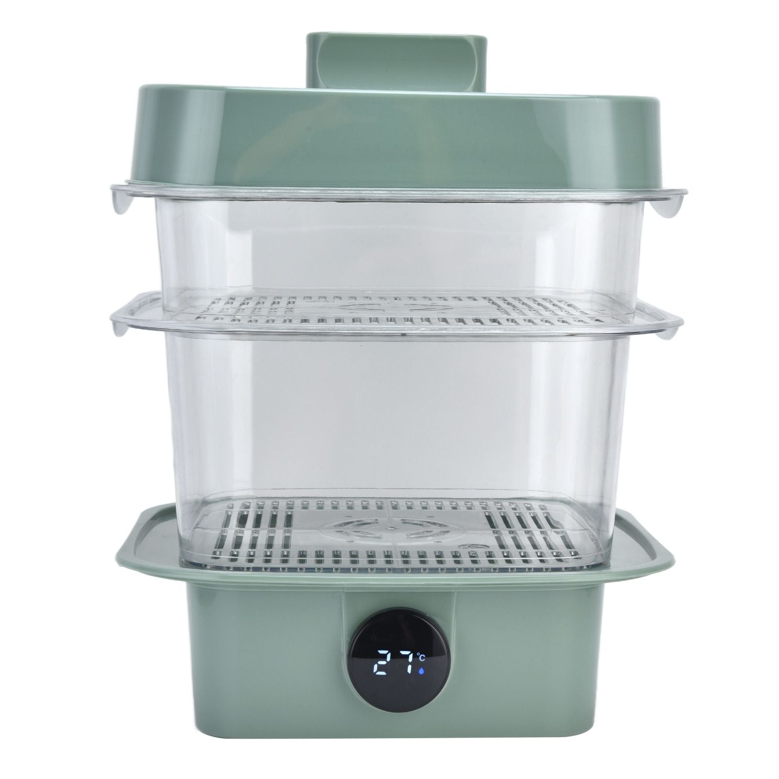 4Pcs/Set Multilayer Food Insulation Cover Transparent Leftovers Dust Cover with Temperature Panel V1294-YM0523-3113210216611