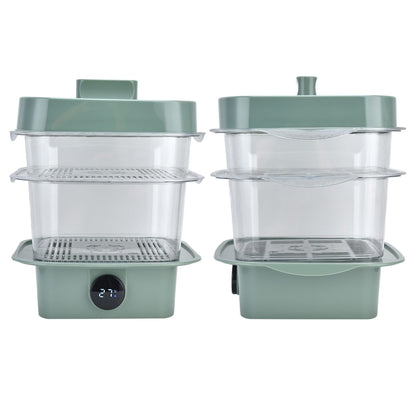 4Pcs/Set Multilayer Food Insulation Cover Transparent Leftovers Dust Cover with Temperature Panel V1294-YM0523-3113210216611