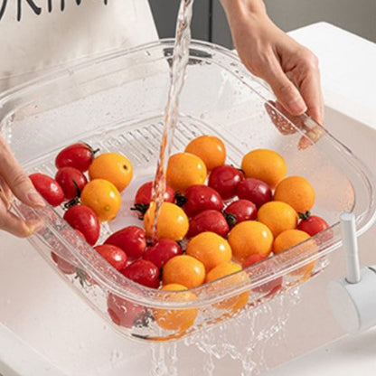4Pcs/Set Multilayer Food Insulation Cover Transparent Leftovers Dust Cover with Temperature Panel V1294-YM0523-3113210216611