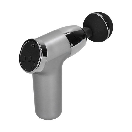 Mini Electric Muscle Massager with 20 Gears Adjustment Vibration Relaxation Equipment USB Charging Gray V1294-YM0523-3113210224411