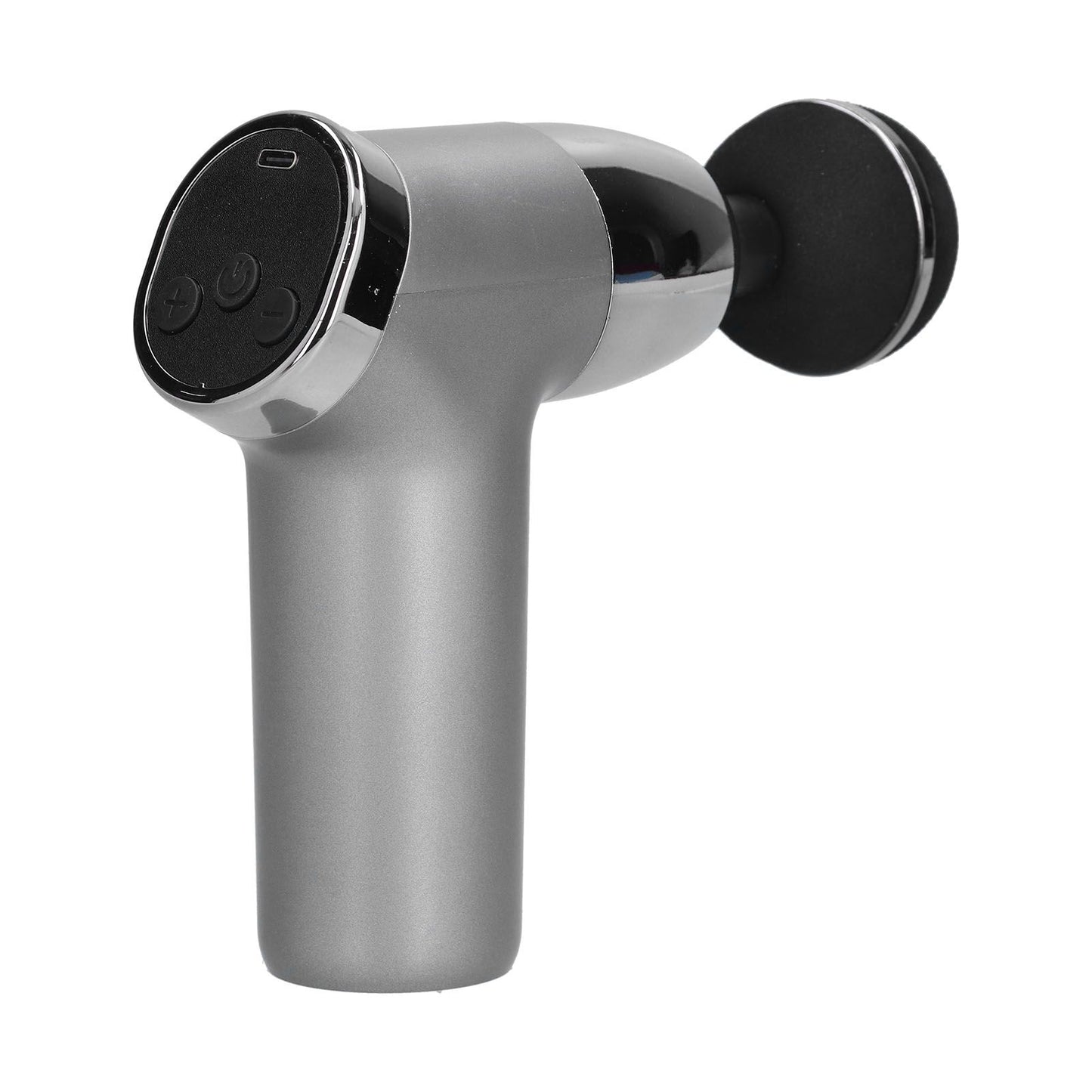 Mini Electric Muscle Massager with 20 Gears Adjustment Vibration Relaxation Equipment USB Charging Gray V1294-YM0523-3113210224411