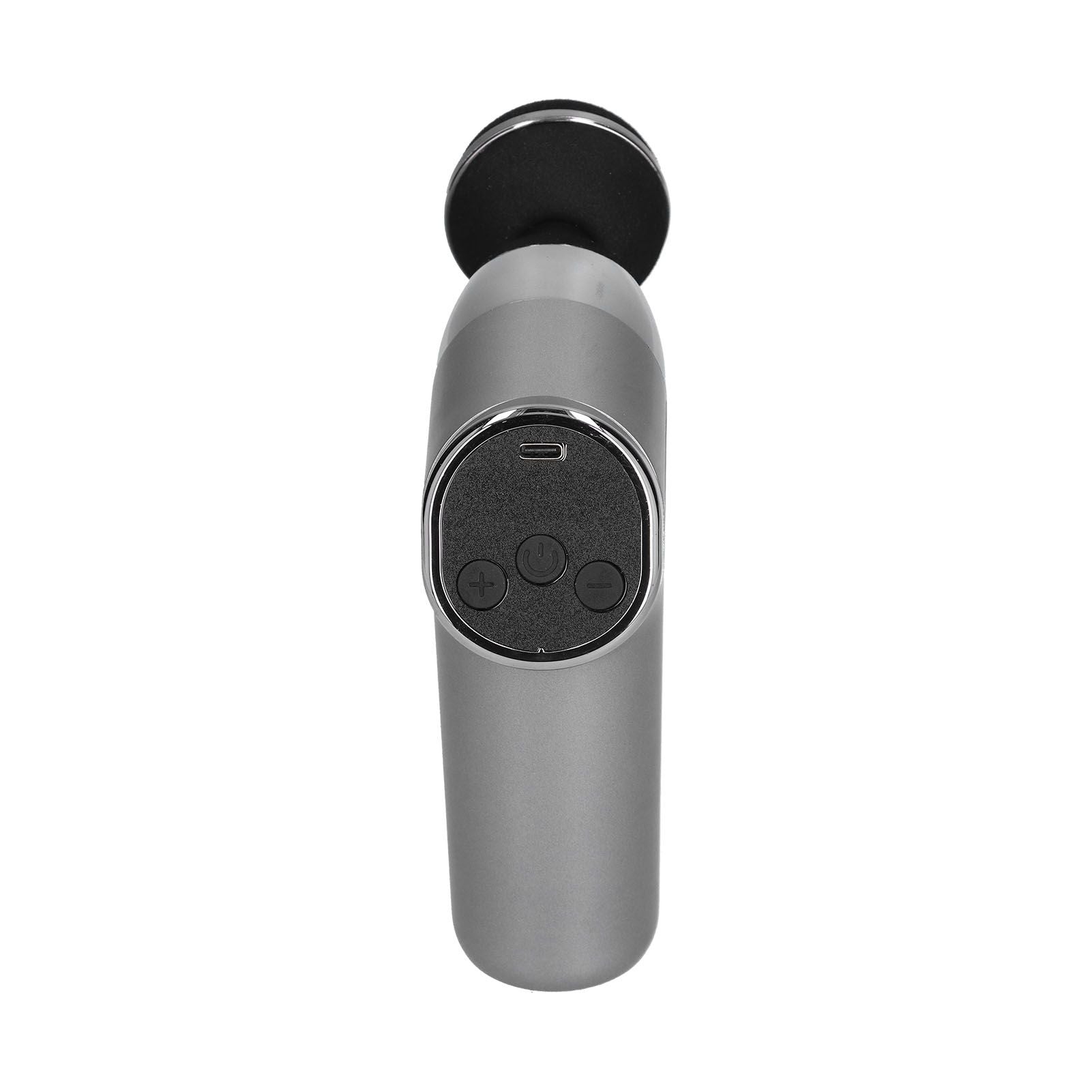 Mini Electric Muscle Massager with 20 Gears Adjustment Vibration Relaxation Equipment USB Charging Gray V1294-YM0523-3113210224411
