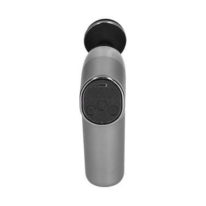 Mini Electric Muscle Massager with 20 Gears Adjustment Vibration Relaxation Equipment USB Charging Gray V1294-YM0523-3113210224411