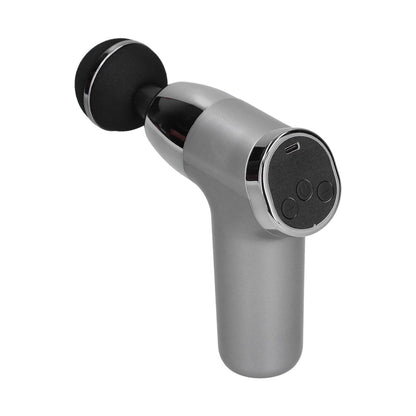 Mini Electric Muscle Massager with 20 Gears Adjustment Vibration Relaxation Equipment USB Charging Gray V1294-YM0523-3113210224411