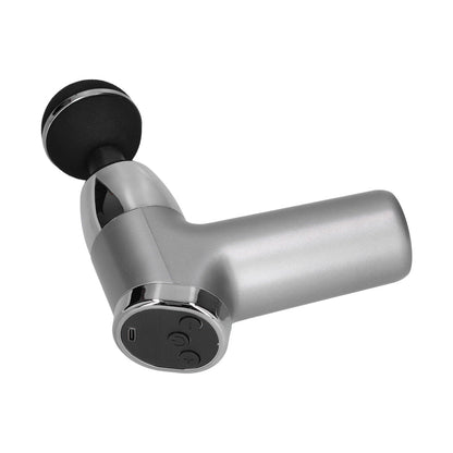 Mini Electric Muscle Massager with 20 Gears Adjustment Vibration Relaxation Equipment USB Charging Gray V1294-YM0523-3113210224411