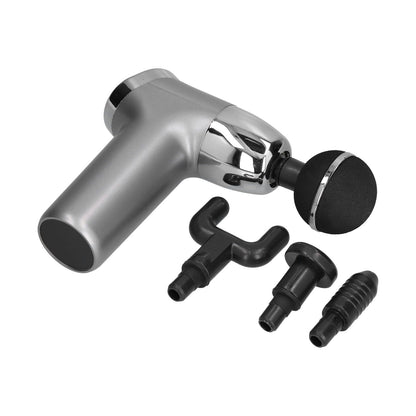Mini Electric Muscle Massager with 20 Gears Adjustment Vibration Relaxation Equipment USB Charging Gray V1294-YM0523-3113210224411