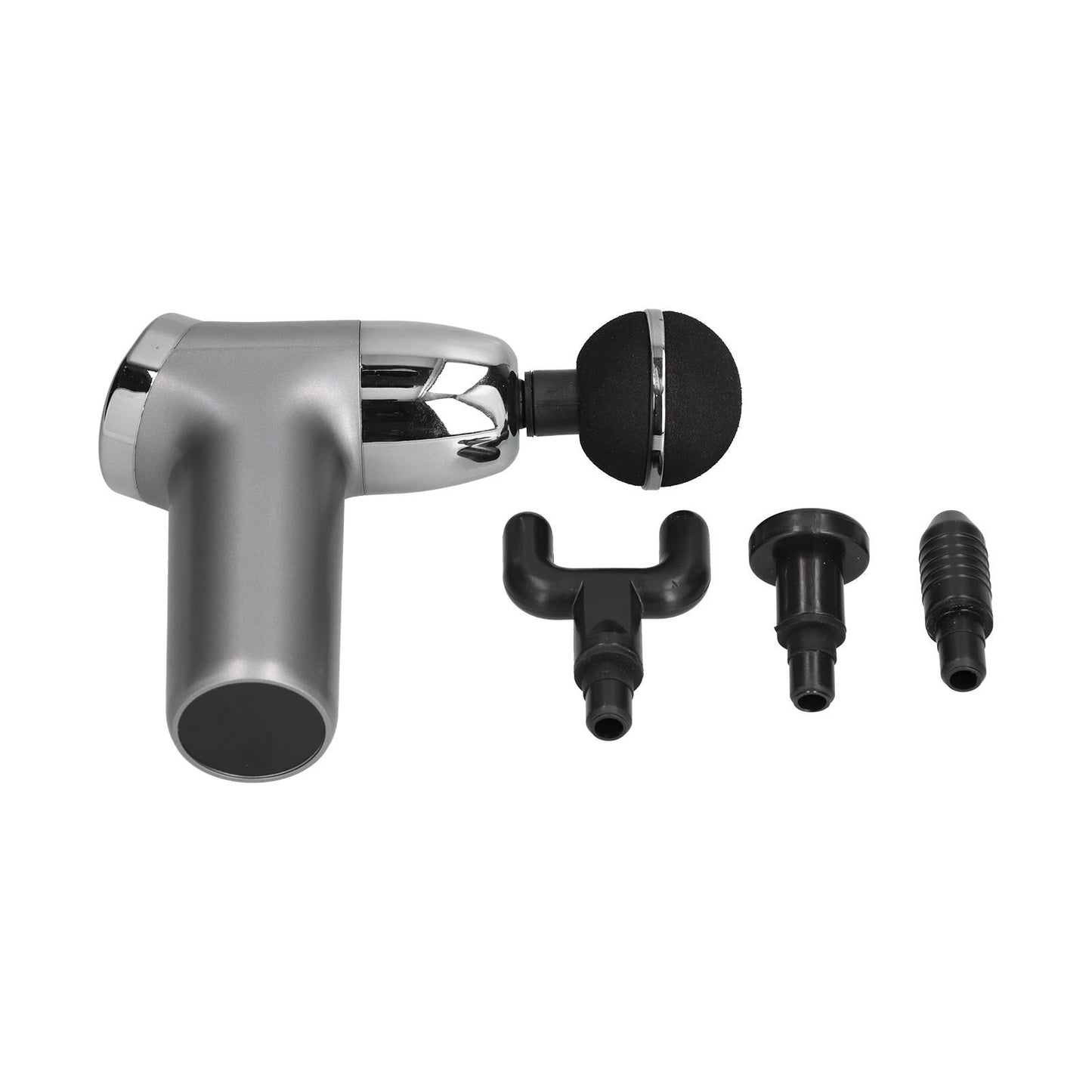 Mini Electric Muscle Massager with 20 Gears Adjustment Vibration Relaxation Equipment USB Charging Gray V1294-YM0523-3113210224411