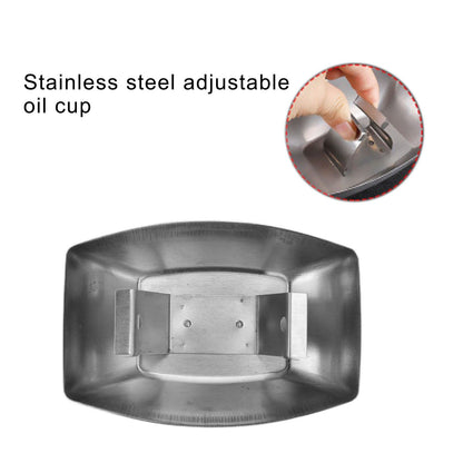 5pcs Range Hood Oil Box Adjustable Stainless Steel Kitchen Range Hood Oil Collecting Cup V1294-YM0523-3113210232711