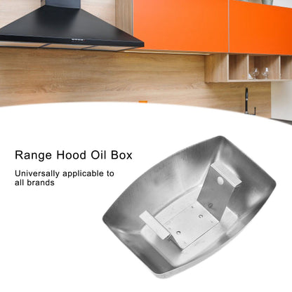 5pcs Range Hood Oil Box Adjustable Stainless Steel Kitchen Range Hood Oil Collecting Cup V1294-YM0523-3113210232711