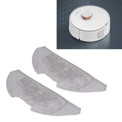 2Pcs Sweeper Mop Pad Adapted Removable High Efficient Mop Cloth Fit for Xiaomi Mijia PRO V1294-YM0523-3113210237011