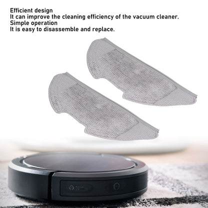 2Pcs Sweeper Mop Pad Adapted Removable High Efficient Mop Cloth Fit for Xiaomi Mijia PRO V1294-YM0523-3113210237011
