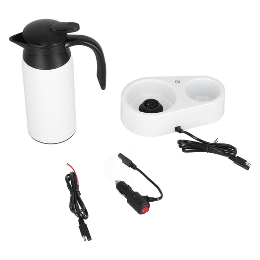 800ml Portable Electric Car Kettles Car Water Dispenser with White Base Silicone Sealing Ring Cover for V1294-YM0523-3113210237912