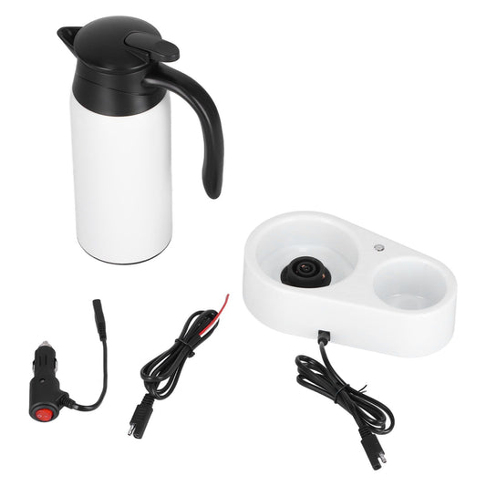 800ml Portable Electric Car Kettles Car Water Dispenser with White Base Silicone Sealing Ring Cover for V1294-YM0523-3113210237912