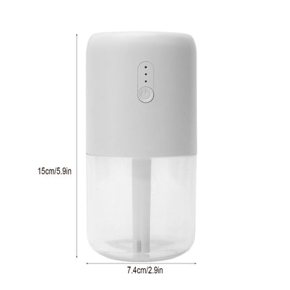 280ml Single Spray Humidifier Small Mist Quiet Operation with Warm Atmosphere Light for Car Home Office V1294-YM0523-3113210238911