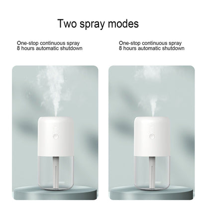 280ml Single Spray Humidifier Small Mist Quiet Operation with Warm Atmosphere Light for Car Home Office V1294-YM0523-3113210238911