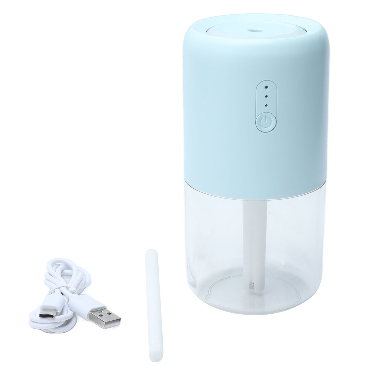280ml Single Spray Humidifier Small Mist Quiet Operation with Warm Atmosphere Light for Car Home Office V1294-YM0523-3113210238912