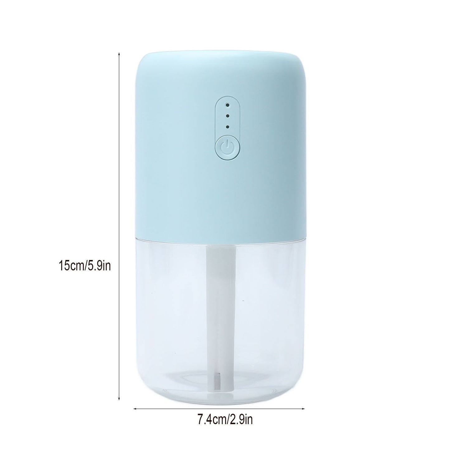 280ml Single Spray Humidifier Small Mist Quiet Operation with Warm Atmosphere Light for Car Home Office V1294-YM0523-3113210238912