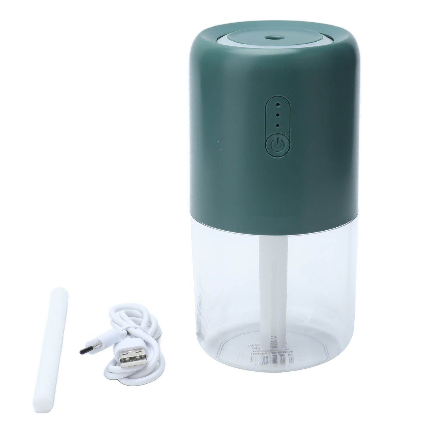 280ml Single Spray Humidifier Small Mist Quiet Operation with Warm Atmosphere Light for Car Home Office V1294-YM0523-3113210238913