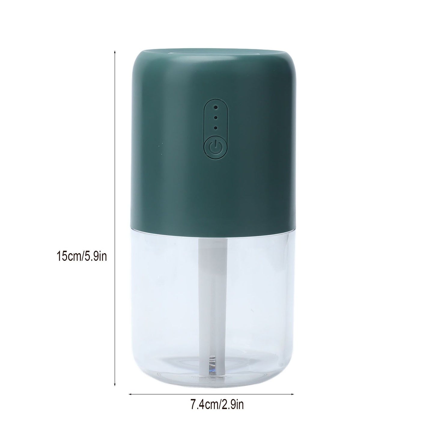 280ml Single Spray Humidifier Small Mist Quiet Operation with Warm Atmosphere Light for Car Home Office V1294-YM0523-3113210238913