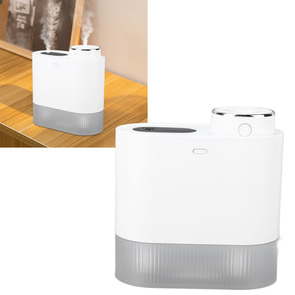 450ml Mini USB Humidifier High Capacity Double Spray Humidifier with Light for Bedroom OfficeWhite V1294-YM0523-3113210239111