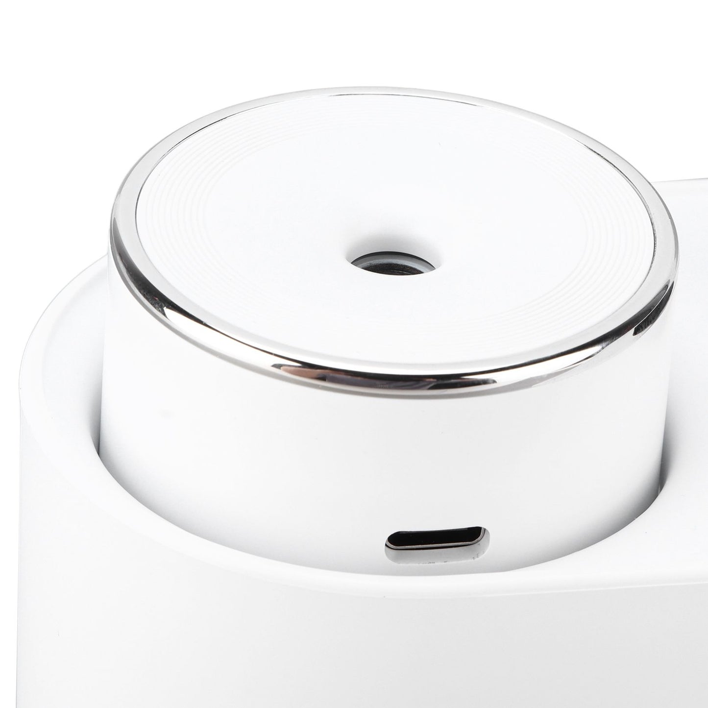 450ml Mini USB Humidifier High Capacity Double Spray Humidifier with Light for Bedroom OfficeWhite V1294-YM0523-3113210239111