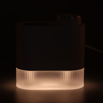 450ml Mini USB Humidifier High Capacity Double Spray Humidifier with Light for Bedroom OfficeWhite V1294-YM0523-3113210239111