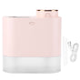 450ml Mini USB Humidifier High Capacity Double Spray Humidifier with Light for Bedroom OfficePink V1294-YM0523-3113210239112