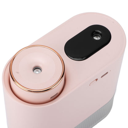450ml Mini USB Humidifier High Capacity Double Spray Humidifier with Light for Bedroom OfficePink V1294-YM0523-3113210239112