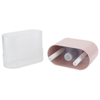 450ml Mini USB Humidifier High Capacity Double Spray Humidifier with Light for Bedroom OfficePink V1294-YM0523-3113210239112